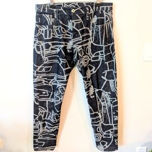 G-Star Black and Gray Slim Men Jeans